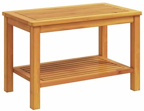 Mesa de Café 70x40x45 cm Madeira de Acácia Sólida