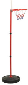 Conjunto jogo de basquetebol infantil ajustável 160 cm