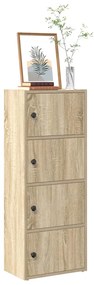 vidaXL Estante 40x24x102 cm derivados de madeira carvalho sonoma