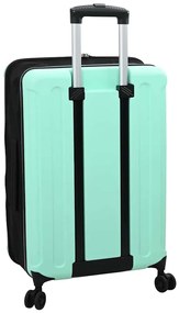 Mala Dobrável Casco Duro 24'' Verde Menta 43x27x66 cm ABS