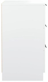 Mesa de cabeceira 40x36x65 cm branco