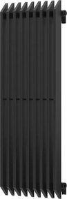Mexen Aurora radiador decorativo 1200 x 450 mm, 917 W, preto - W212-1200-450-00-70