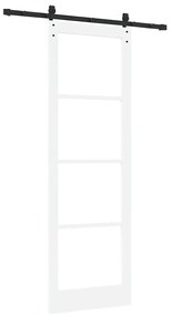 Porta de Correr vidaXL com Conjunto de Ferragens 'ORKDAL'Branca 78x232
