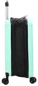 Mala Dobrável Casco Duro 24'' Verde Menta 43x27x66 cm ABS