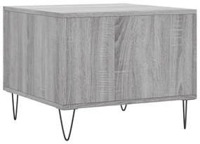 Mesa de centro 50x50x40 cm derivados madeira sonoma cinza