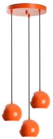 Candeeiro Suspenso Top – Laranja – Diâmetro 45 cm