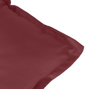 Almofadões banco jardim 2pcs 100x50x7cm mesclado vermelho tinto