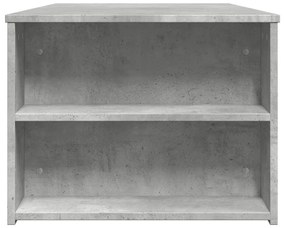 Mesa de centro 102x55x42 cm madeira processada cinza cimento