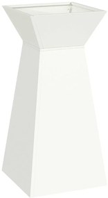 Suporte para Plantas Branco Plástico Médio Inserções Decorativas