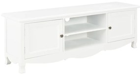 vidaXL Móvel de TV 120x30x40 cm madeira branco