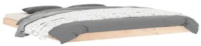 Estrutura de cama super king size 180x200 cm pinho maciço