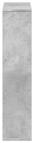 Estante 63x20x90 cm derivados de madeira cinzento cimento