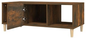 Mesa de centro 102x50x40 cm derivados madeira carvalho fumado