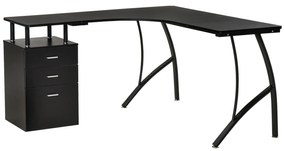 Secretária de Canto – Modelo Belluno – 5x143 – Moderna – Branco
