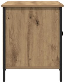 Casa de TV vidaXL Caramelo 80x40x50 cm Madeira engenheirada e Aço