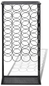 Garrafeira de metal, suporte para 28 garrafas de vinho