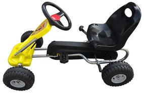 Kart a pedais amarelo