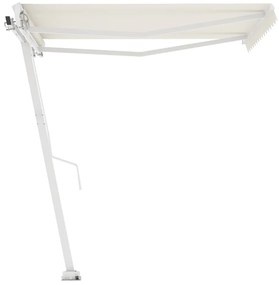 Toldo retrátil manual independente 300x250 cm cor creme
