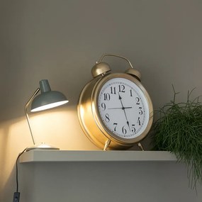 Candeeiro de mesa retro verde com bronze - Milou