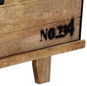 Móvel de TV 120x30x40 cm madeira de mangueira maciça
