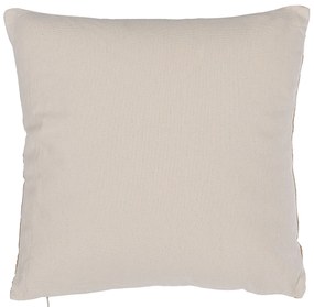 Almofada decorativa creme com folhas 45 x 45 cm WAKAD Beliani