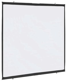 vidaXL Tela de projeção parede suspensa 67" 1:1