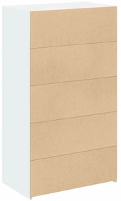 Armário alto 70x41x124 cm derivados de madeira branco