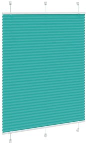 Gasolina verde Plissada Cega 110x150 cm Largura Tecido 109,4cm