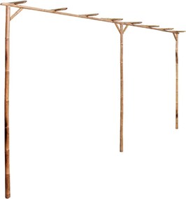 vidaXL Pérgola de bambu 385x40x205 cm