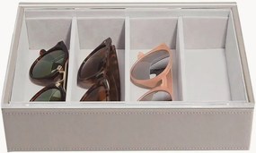 Estojo para óculos de sol em veludo Classic Taupe