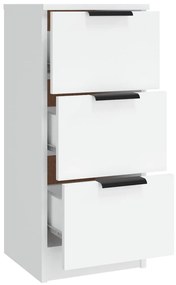 Aparadores 3 pcs madeira processada branco