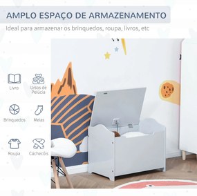 Caixa de Armazenamento de Madeira para Brinquedos Baú Organizador para