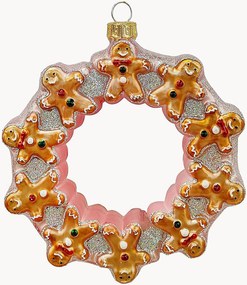 Ornamentos de Natal em vidro Diamond, conjunto de 6