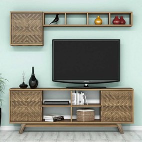 Móvel de TV Inci – Nogueira – 160 x 56,2 x 35 cm