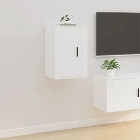 Móveis de TV de parede 2 pcs 40x34,5x60 cm branco