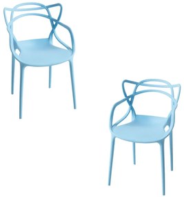 Pack 2 Cadeiras Korme Kid (Infantil) - Azul claro