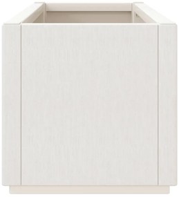 Vaso/floreira 80x36x35 cm PP branco