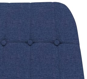 Cadeira de baloiço tecido azul
