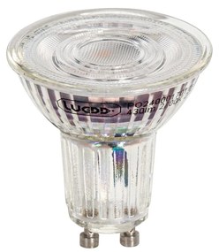 Set van 5 GU10 50mm dimbare LED lampen helder 4.9W 430 lm 2700K