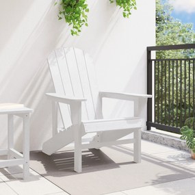 Cadeira Adirondack Branca 74x82x91 cm HDPE