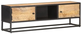 Móvel de TV c/ porta esculpida 130x30x40 cm mangueira áspera