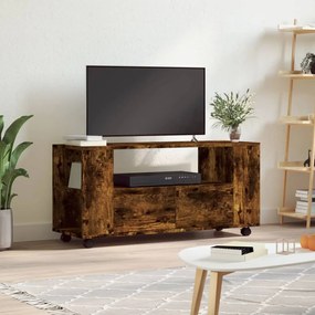 Móvel de TV 102x34,5x43 cm derivados madeira carvalho fumado