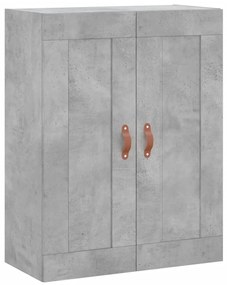 Armário alto 69,5x34x180 cm derivados de madeira cinza cimento