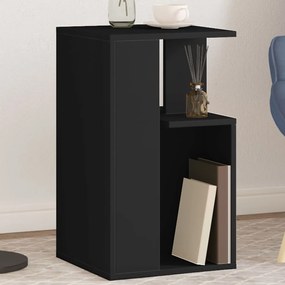 Mesa de apoio 35x35x60 cm derivados de madeira preto