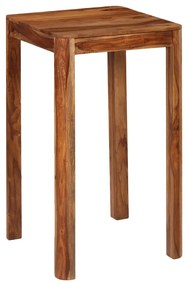 vidaXL Mesa de bar em madeira de acácia maciça 60x60x107 cm