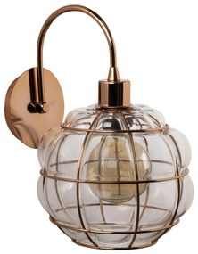 Candeeiro de Parede Safderun - Cobre - 23 x 27 x 30 cm