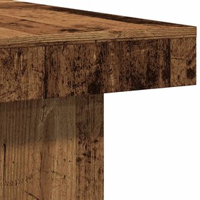 Mesa de centro 90x90x28 cm derivados de madeira madeira velha