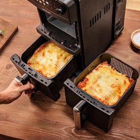 Fritadeira de ar de 10L Cecofry DuoLevel 10000 com cubas sobrepostas de 5L, 2400 W de potência