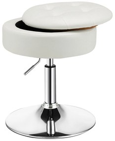 Conjunto de 2 bancos de bar giratórios, cadeiras de bar tufadas com altura de bar e pernas de madeira de borracha - bege