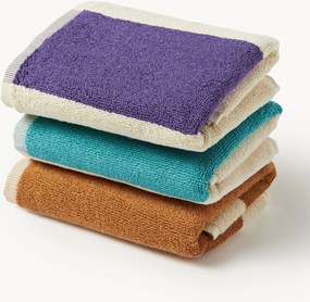 Conjunto de toalhas reversíveis em algodão Combed, conjunto de 3